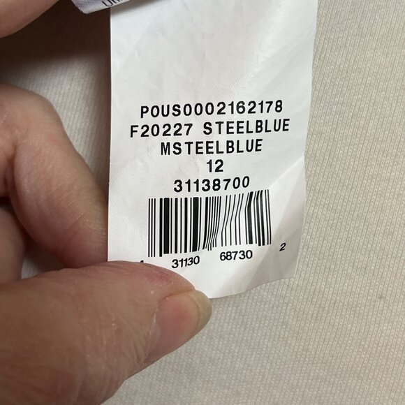 DB Studio Celebrate Formal Dress Sz 12 F20227 Grecian Steel Blue Maxi‎ Shirred - Picture 10 of 10